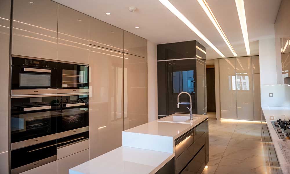 Kitchen fit out work at Ocean Parade